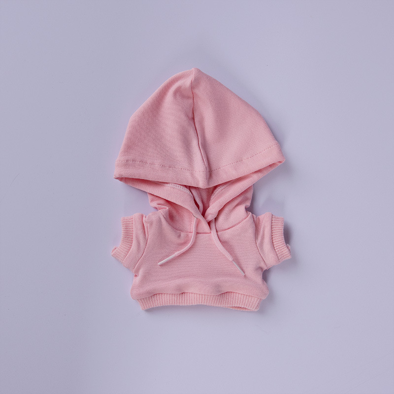 Labubu ペンダント ブラインドボックス フード付きスウェットシャツ Labubu ベビー服スーツ Tシャツ パンツ 人形服 着せ替え|undefined