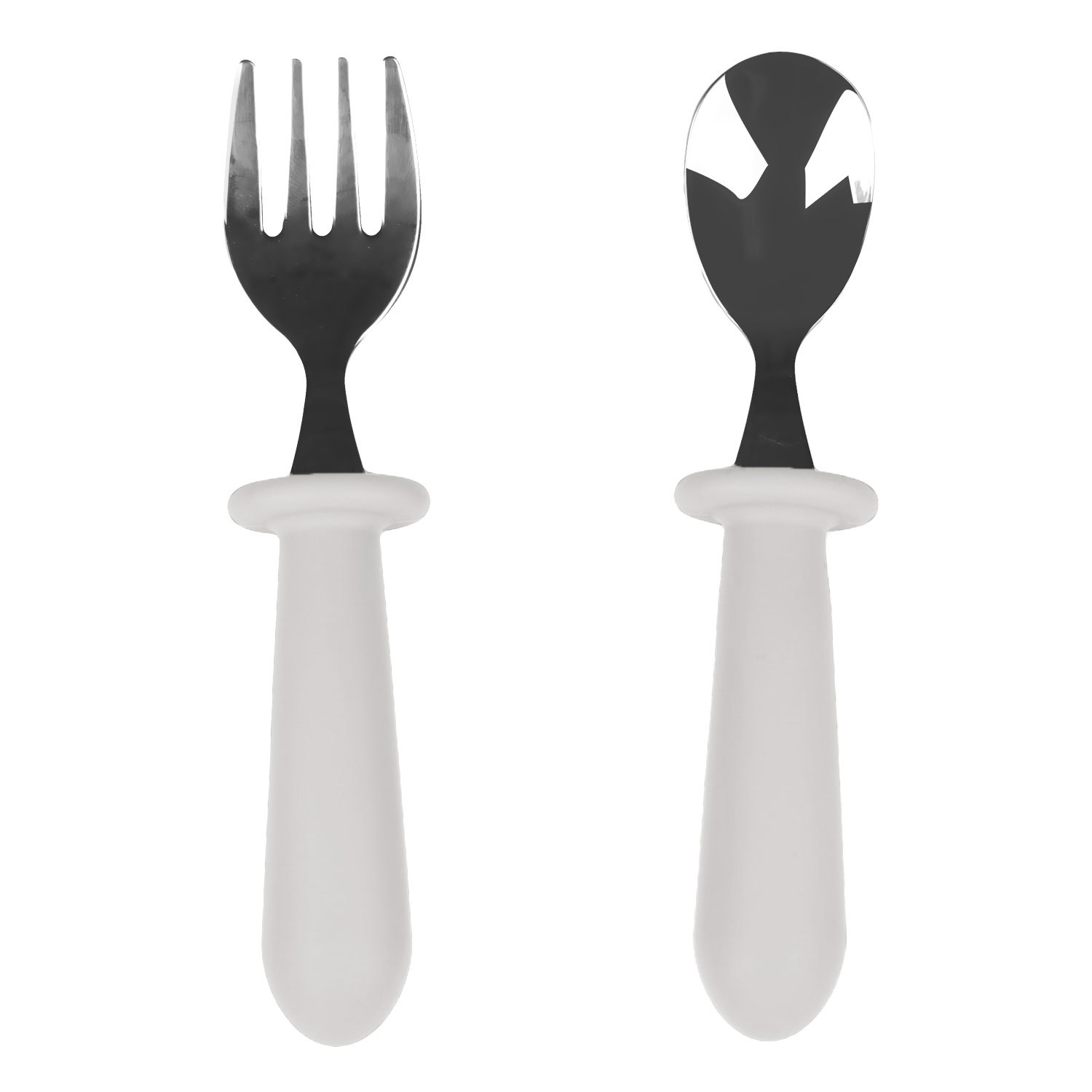 Silicona bebé pezón grado alimenticio silicona 304 Acero inoxidable cuchara bebé suplemento alimenticio cuchara de arroz de color sólido