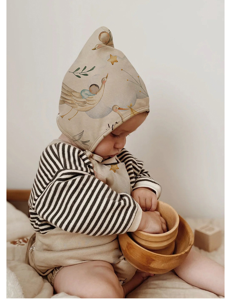 Niños Unisex Lindo Animal Impresión Sombrero De Bebe display picture 1