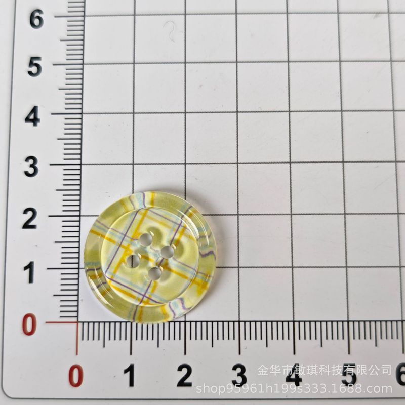 新款透色纽扣格纹配件洞洞鞋材料diy奶油胶手机壳贴片发饰装饰品|undefined