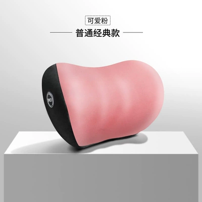 Memory Foam Car Seat Lumbar – Headrest - small-waist-non-friction-headrest-cute-powder