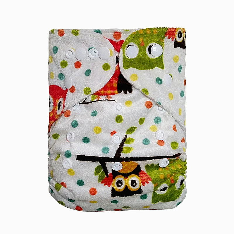 Goodbum детские тканевые подгузники супер мягкая печать двубортный Регулируемый герметичный мешок для подгузников фабрика большое количество в наличии