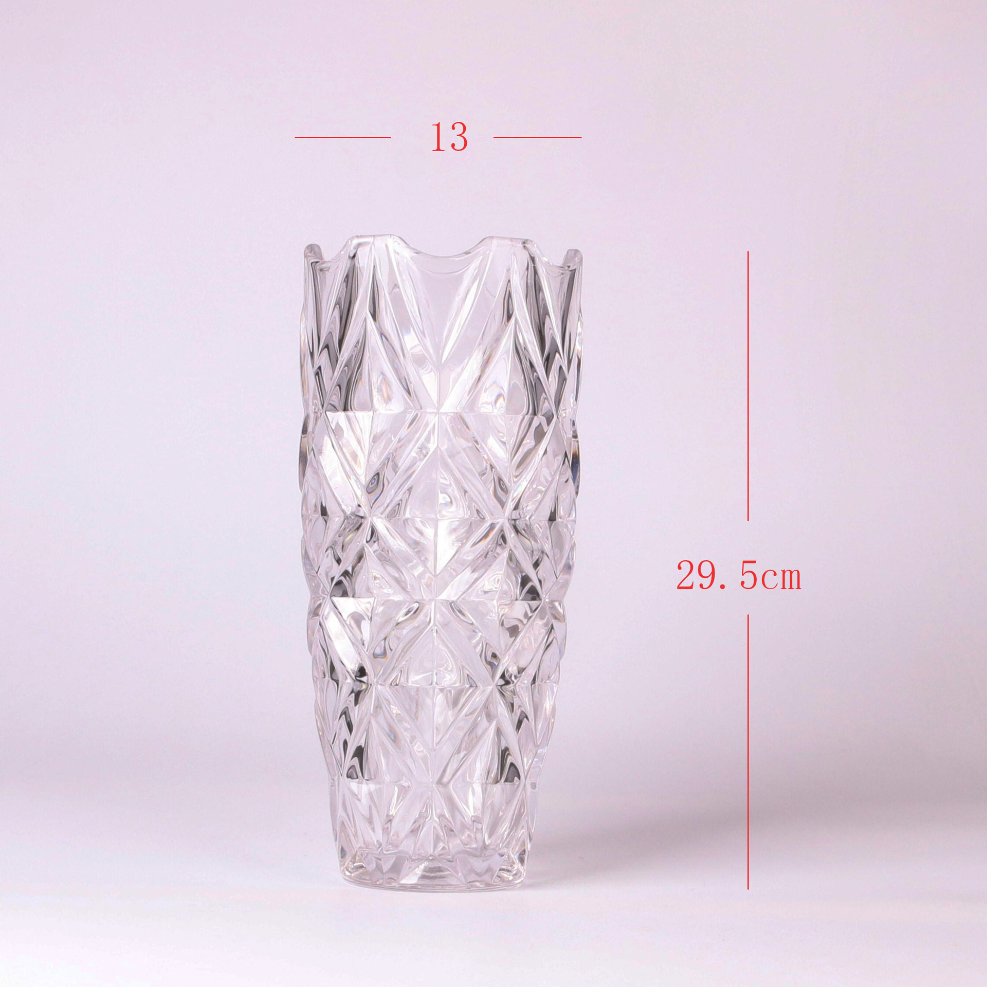 Jarrón de Cristal Transparente Brillante y Creativo de Gran Tamaño, Estilo Nórdico, para Dormitorio y Hogar, Ideal para Lirios Hidropónicos y Bambú de la Suerte en Arreglos Florales