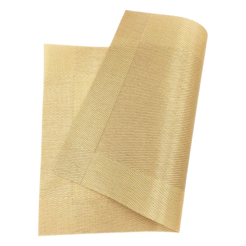 PVC placemat tejido de malla occidental placemat Hotel tapete de mesa desechable estera de aislamiento a prueba de aceite teslin