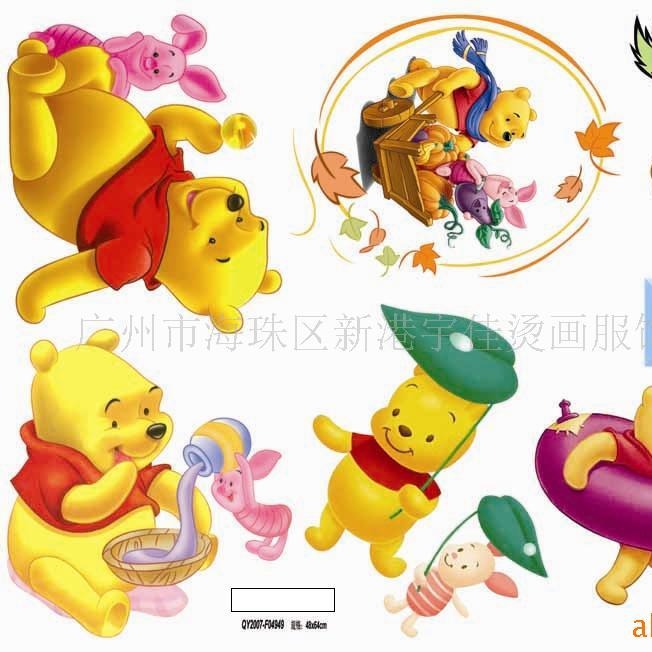 供应烫画 热转印烫画 卡通图烫画 来图做烫画