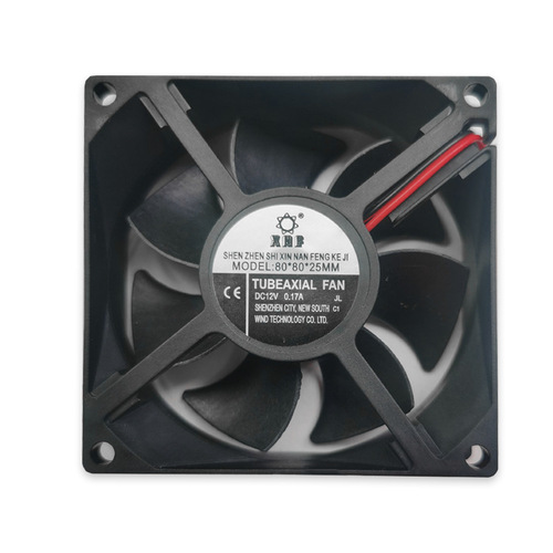 Medical equipment fan with DC 8020DC24V, featuring reverse connection and lock protection function