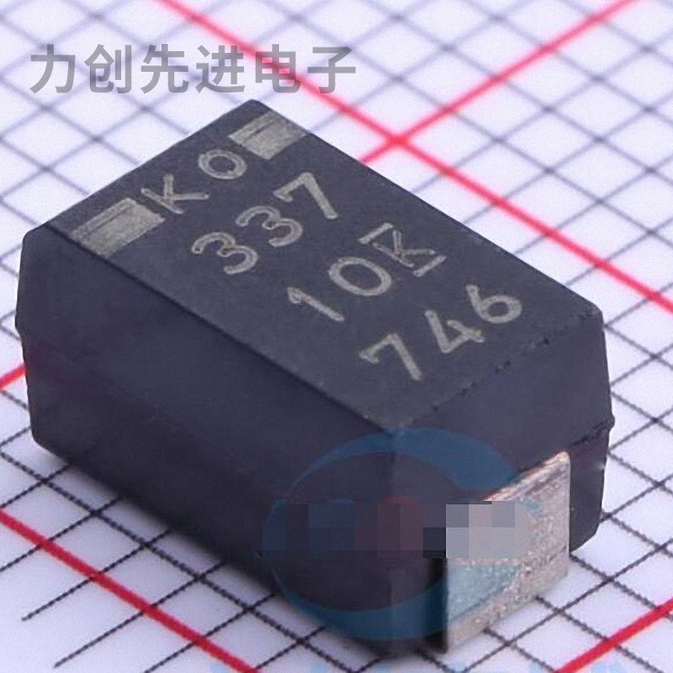 T520X337M010ATE025 参数 330uF(337) ±20% 10V 钽电容