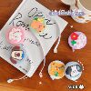 Cartoon Mini Small tape multi-function circular Portable Tape measure Measurements Bust Waistline Soft Ruler Measuring rule