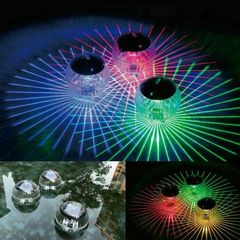 Led太陽エネルギー景観芝生灯水ドリフト灯rgb浮遊球庭園装飾プール入浴灯水族灯