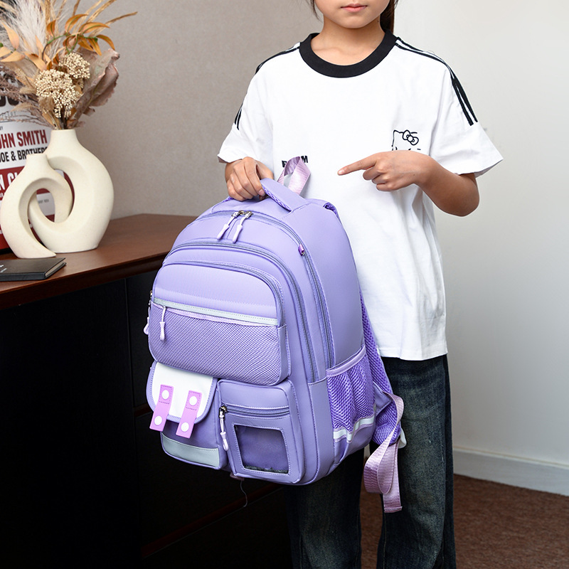 Mochila coreana para niños y niñas, mochila de alta capacidad para estudiantes de escuela primaria, 2025 nueva mochila para niños