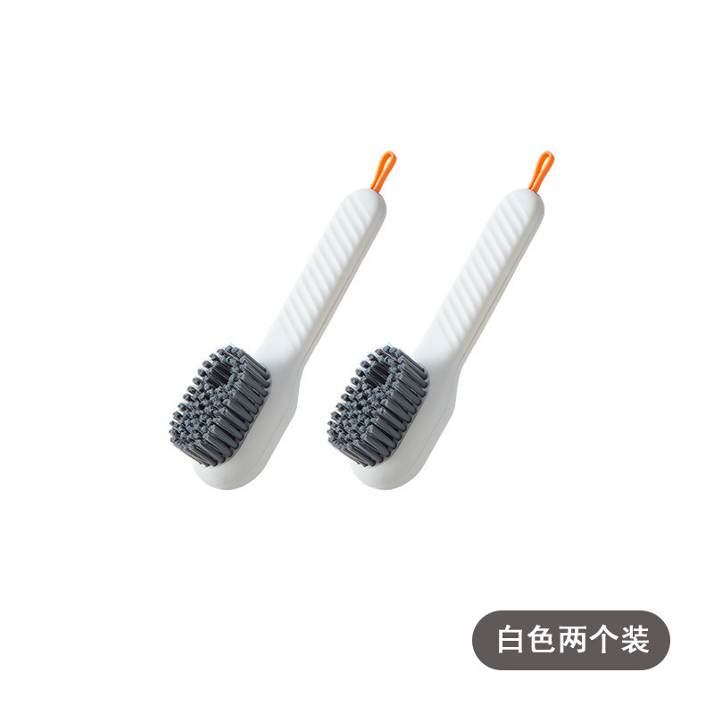 多功能出液鞋刷手动按压式清洁鞋刷软毛衣物清洁刷长柄加液鞋刷子|undefined