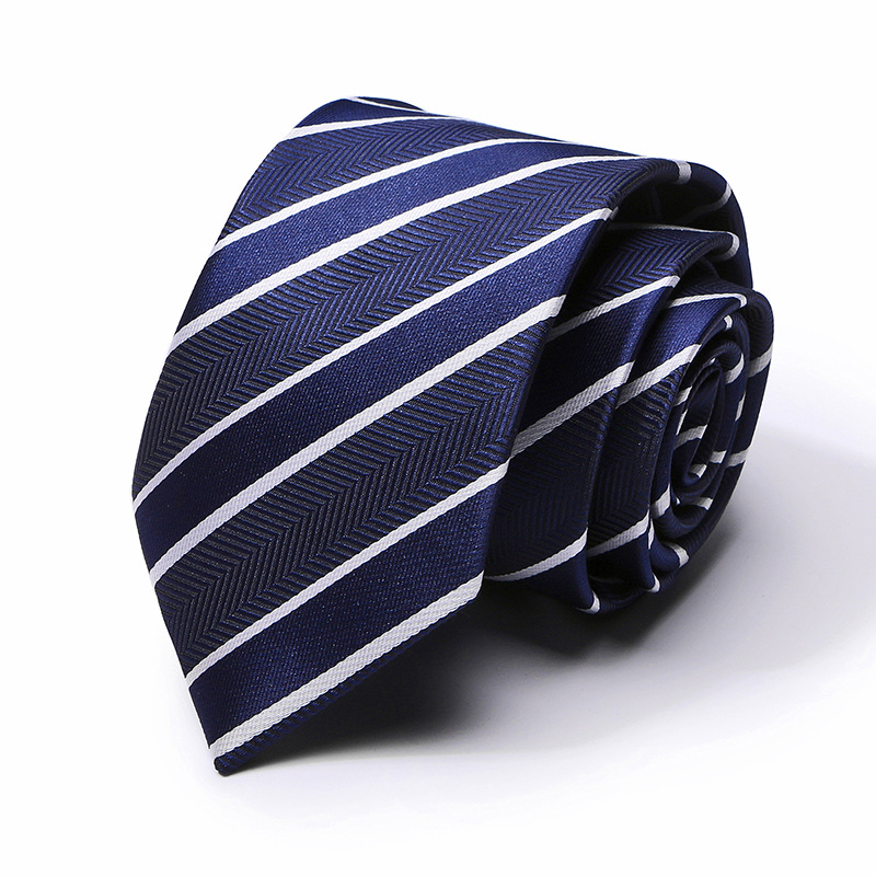 Polyester Silk 8cm Business Men's Formal Wedding Studio Tie_voghion.com