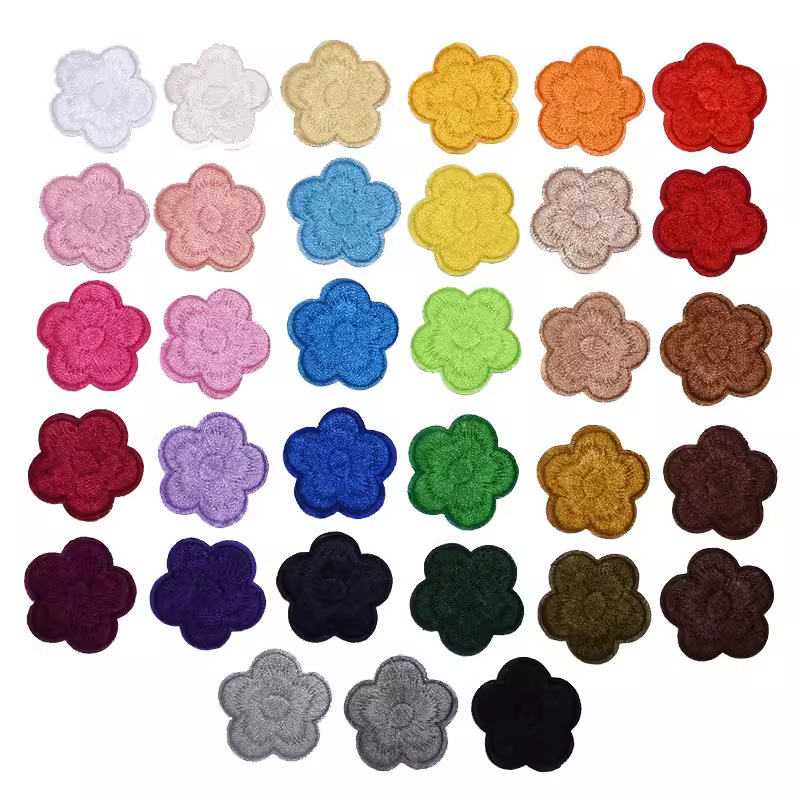 Xiaomei Flower Patch Cloth Sticker Seamable Ironable Clothes Bed Sheet Rip Embroidery Subsidy Fashion Decorative Applique Xiaomei Flower Patch Cloth Sticker Seamable Ironable Clothes Bed Sheet Rip Embroidery Subsidy Fashion Decorative Applique