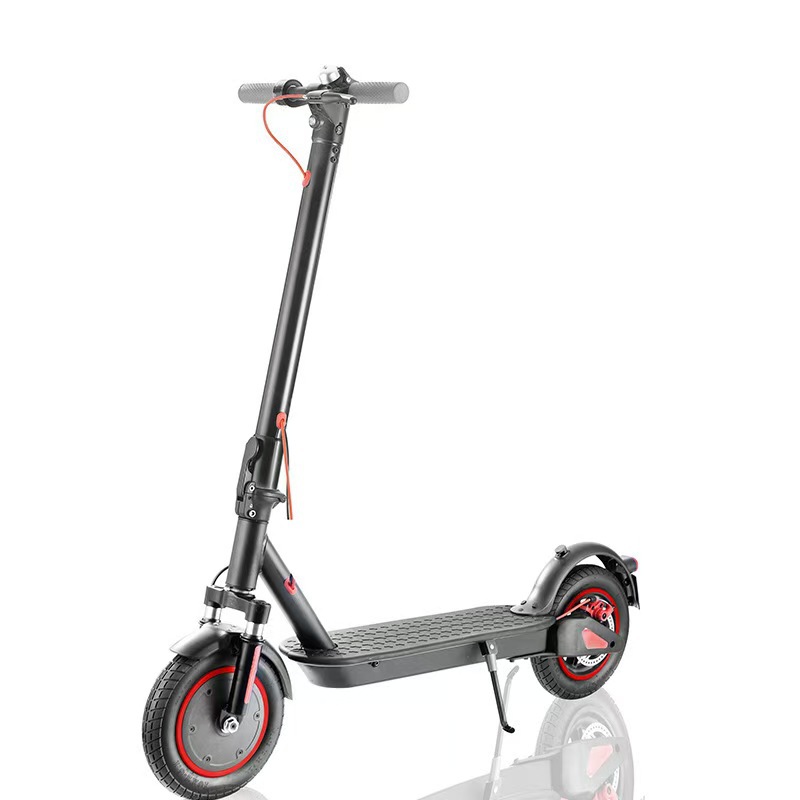 Electric Scooter 10inch Long-Range Foldable Scooter with Shock Absorption, Mobility Scooter, Electric Vehicle with Dual Shock Absorption