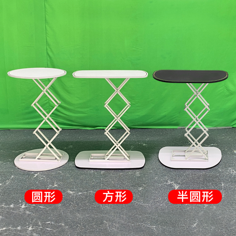 Mesa de Recepción LED Plegable, Portátil y Ajustable de Fábrica en Shanghái, Mesa Móvil, Mesa Emergente, Mesa Portátil Ajustable