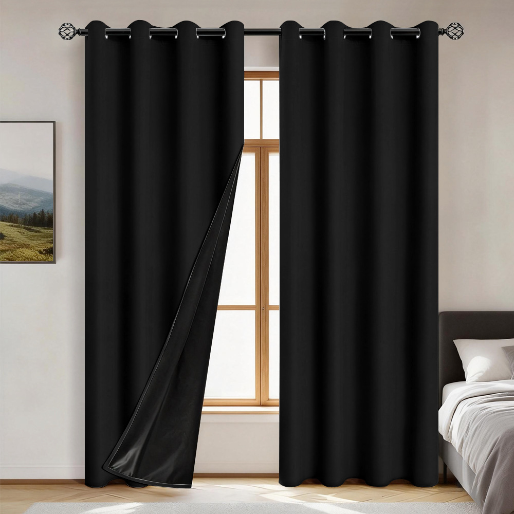 09 black [spring yarn coating] / W:100cm*l:130cm perforated single piece, about 177g