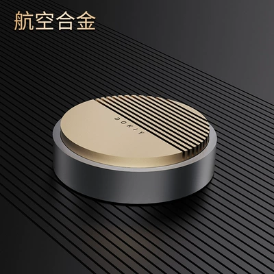 New Car Aromatherapy Car Perfume Long-Lasting Light Fragrance Car Center Console High-End Fragrance Ornaments Walnut Fragrance (Perfplant seat) - metallic-space-gray-1-fragrance-tablet-1-bottle-of-essential-oil