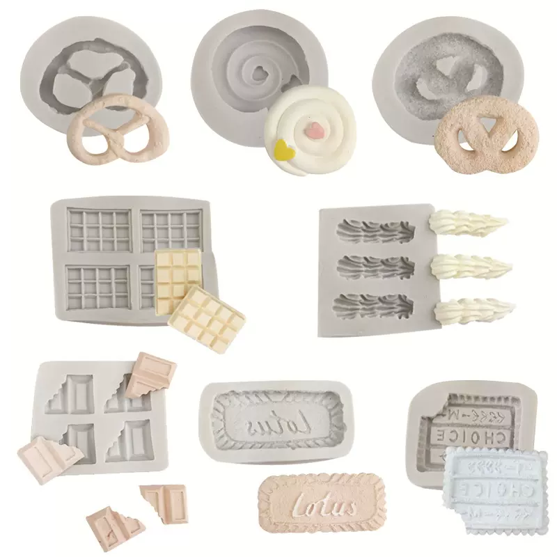 手工DIY奶油花烘焙模具 烘焙蛋糕装饰巧克力模具饼干香薰蜡烛工具