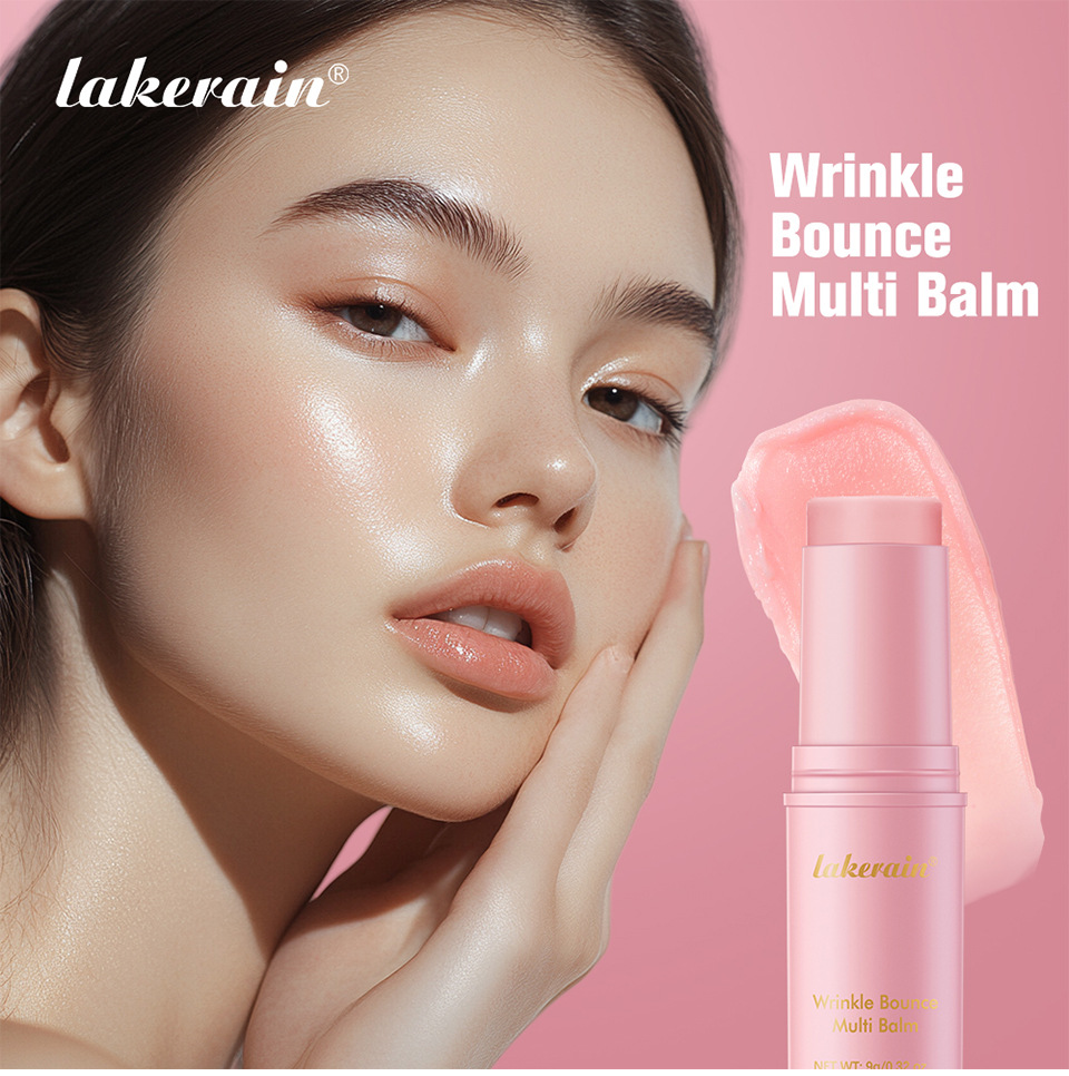Lakerain Rosa Lippenbalsam Multi-Balm Feuchtigkeitsspendend mit Faltenreduzierung und Feinen Linien Reduzierung – Detail 1