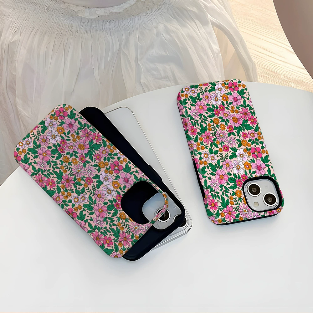 Чехол для телефона Apple, чехол для iPhone 17, с цветочным рисунком, (Контрольно-переговорная торговля), iphone, защита от падения, 16promax