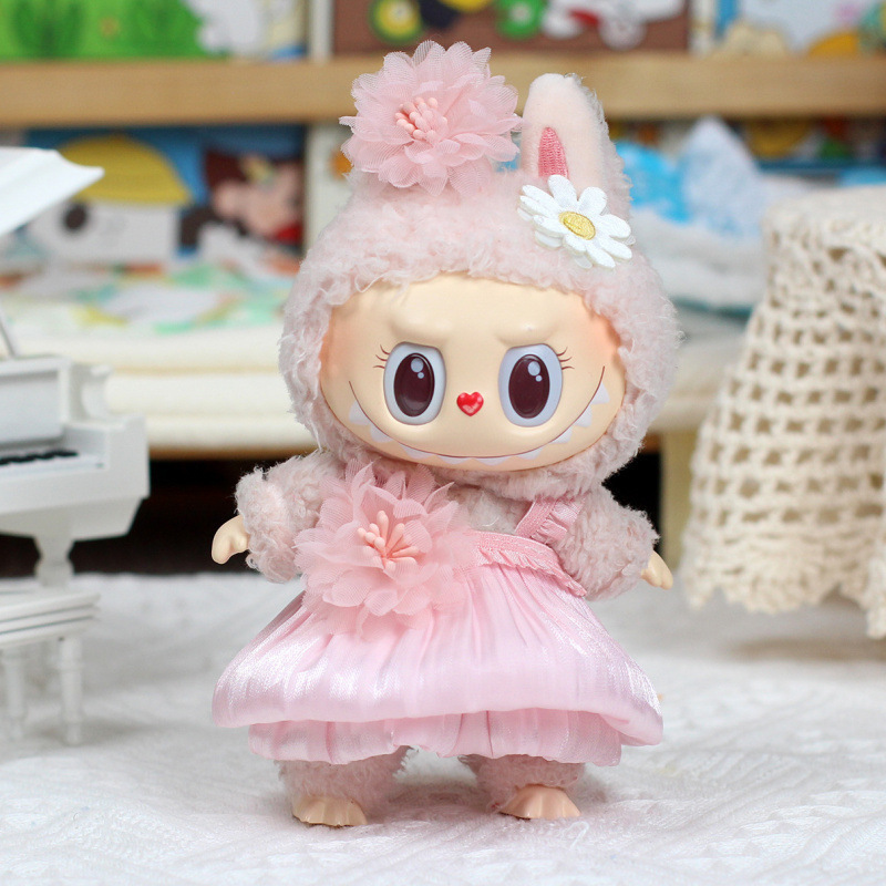 洋服のみ】ラブブベビー服 17cm ラブブ服世代 新作ベビー服コレクション ハートビートマカロン|undefined