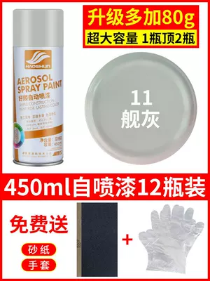 Avtomobil boyası – Full Box of Large-Capacity Automatic - ship-gray-12-bottles-450mlbottle-spray-paint