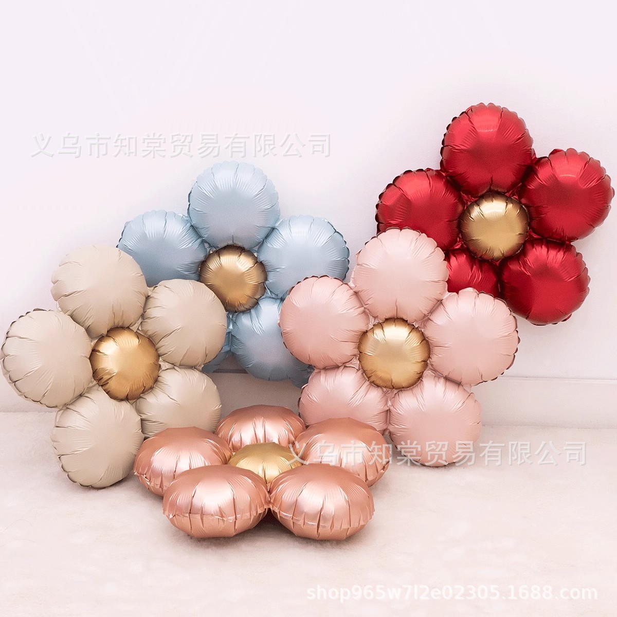 Holiday decoration supplies baby birthday cartoon Children's Day party wedding room decoration flower aluminum film balloon layout