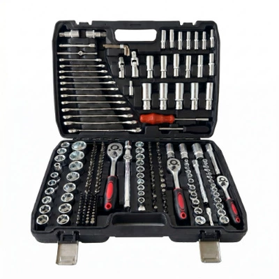 and Mechanical Hardware Tools — Mühərrik tənzimləmə alətləri - 216pc-black-red-galvanized