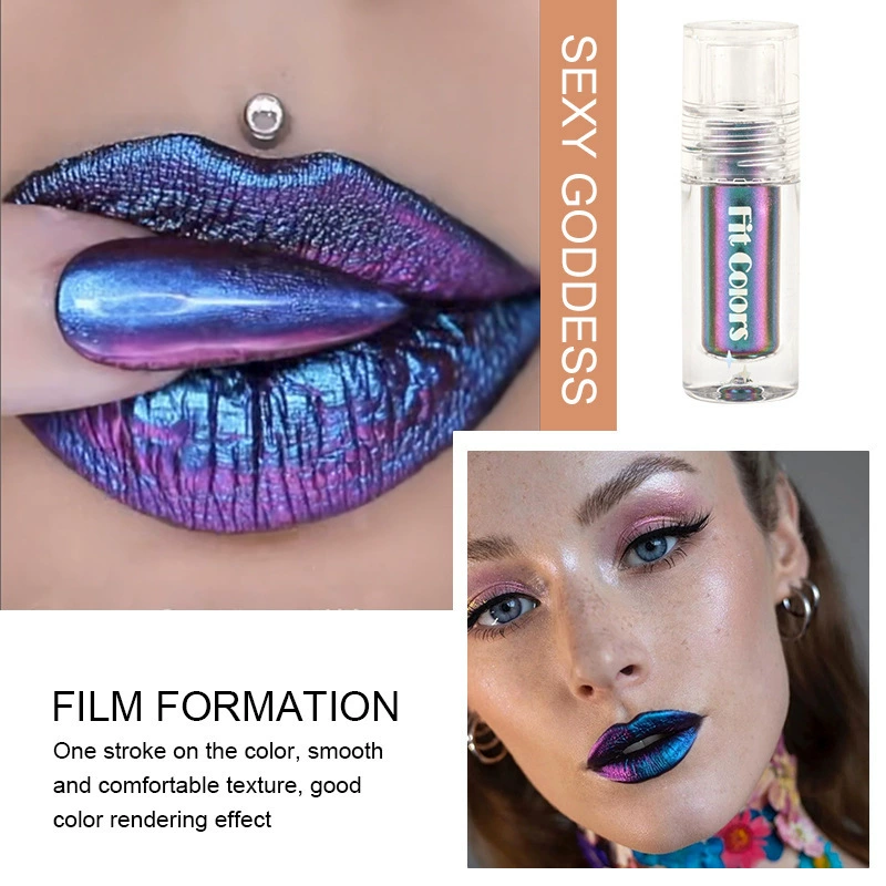 Карандаш для век со светоотражением (Fit Colors) 3 мл, хамелеон хром хайлайтер пигмент, многофункциональный
