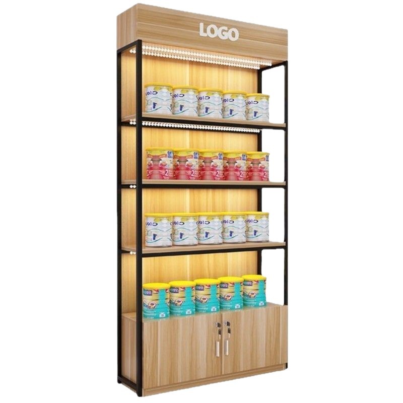 Estantes para cosméticos, vitrinas, expositores de muestras de aperitivos para supermercados, vitrinas de muestras para tiendas de conveniencia, exportación.