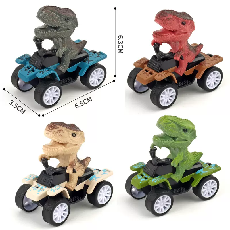 跨境亚马逊摩托车玩具仿真恐龙机车男孩钥匙扣挂件玩具车模型批