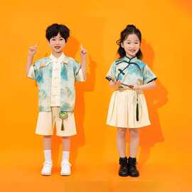 儿童演出服男女童汉服2026小学生运动会开幕式班服幼儿园中国风