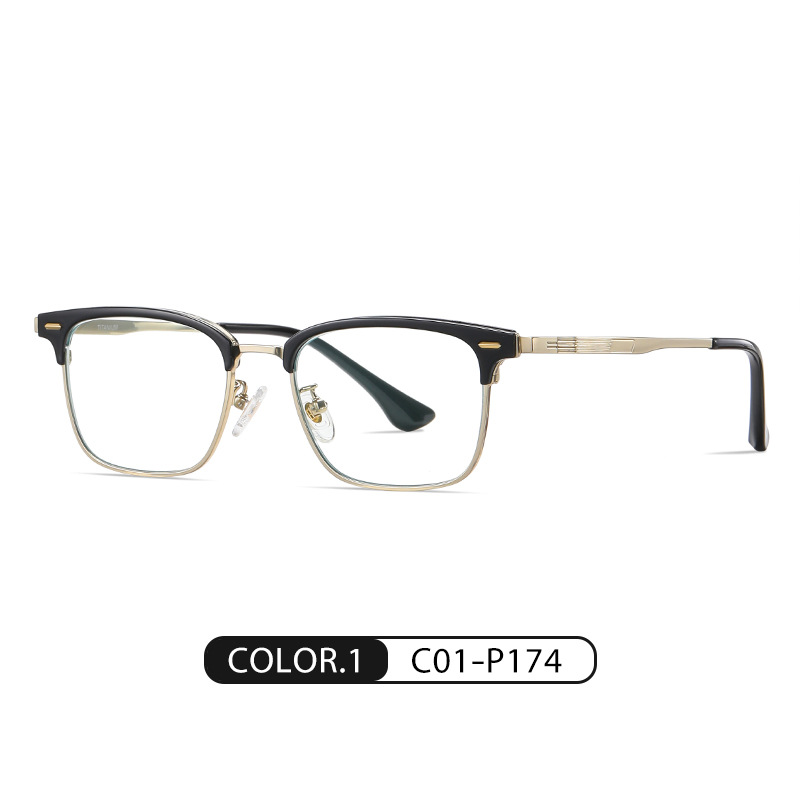 ST6206 moda caja de gafas anti-Luz Azul gafas de titanio puro Nuevo Marco hombres y mujeres pueden ser equipados con gafas lisas de miopía