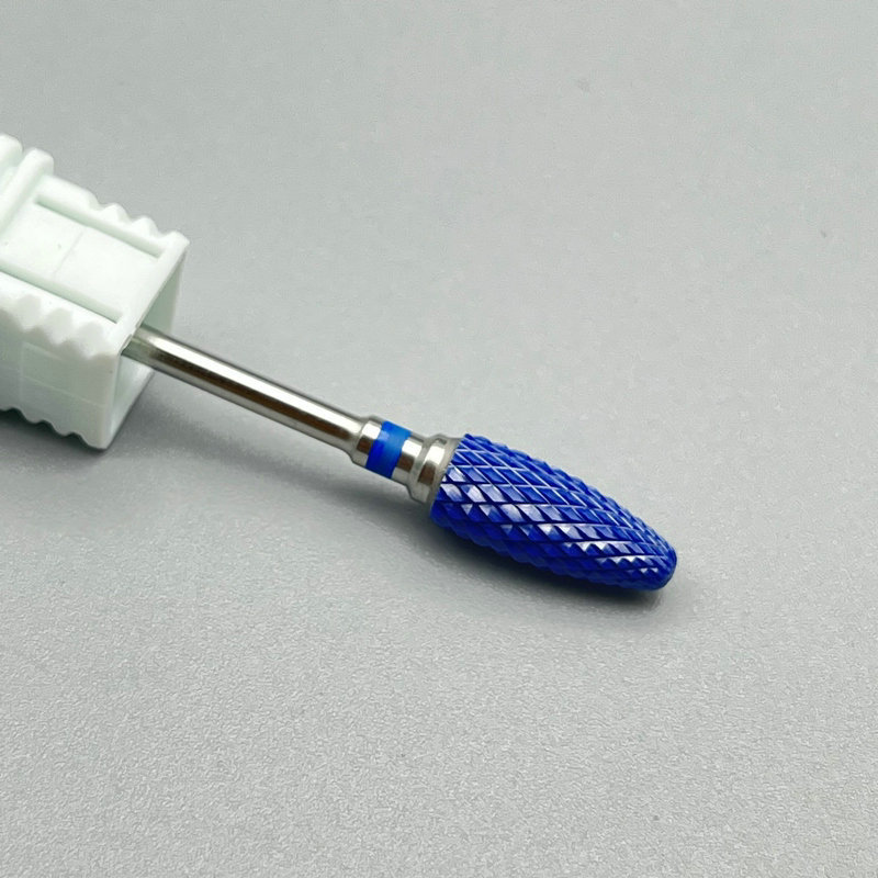 세라믹 옥수수 머리 블루 도자기 블루 라벨