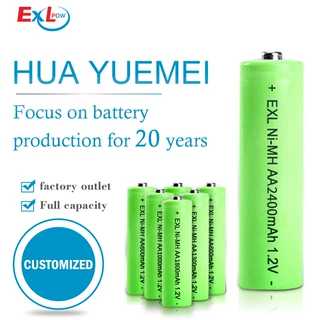证书齐全5号AA镍氢电池电芯400mah-2400毫安 1.2V五号可充电电池