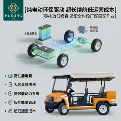 Elektrikli qolf avtomobilləri Vehicle, Electric Sightseeing Vehicle