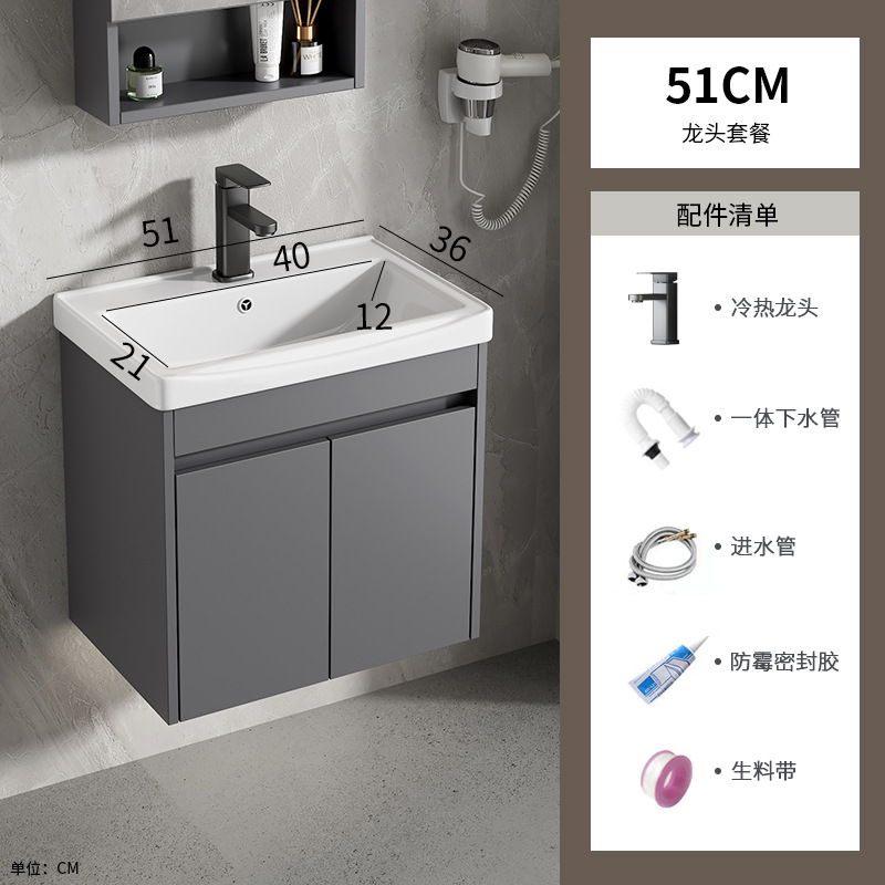 Mayorista espacio de aluminio tipo pared lavabo gabinete combinado cerámica baños de casa pequeña piscina lavabo hotel