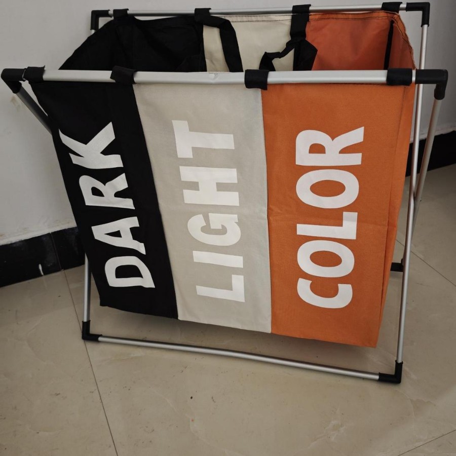 El tesoro de la tienda de la ciudad ~ Cesta de almacenamiento de ropa sucia plegable de tela Oxford gruesa