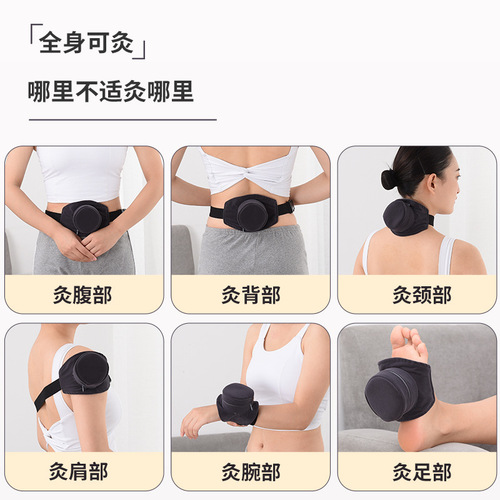 Pure copper portable moxibustion box, smoke filter cloth cover, moxibustion gown, household all-copper warming moxibustion equipment, knee and cervical spine manufacturer wholesale