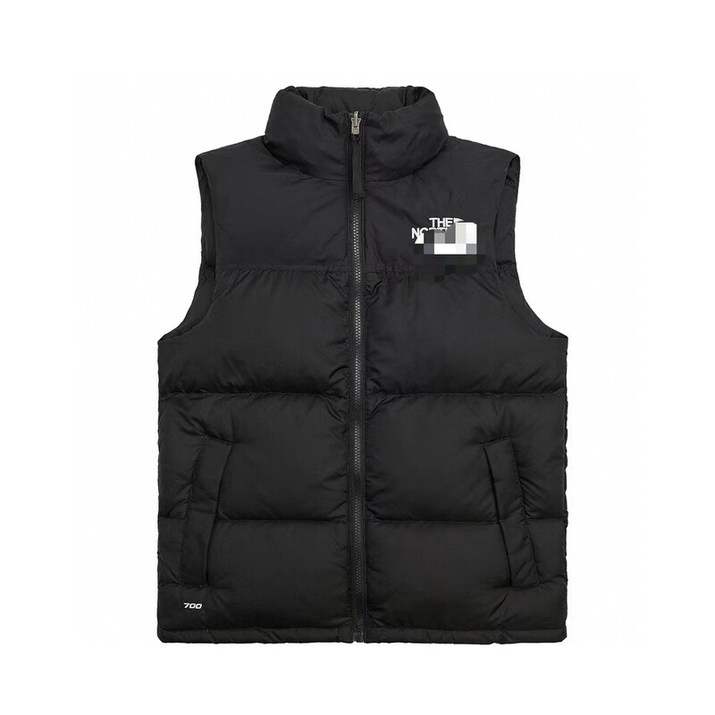 The North Face 1996 Men's and Women's Vest American Version Loose Fit Tnf700 Embroidered down Vest for Autumn and Winter The North Face 1996 Men's and Women's Vest American Version Loose Fit Tnf700 Embroidered down Vest for Autumn and Winter