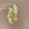 149# silver needle-white-green