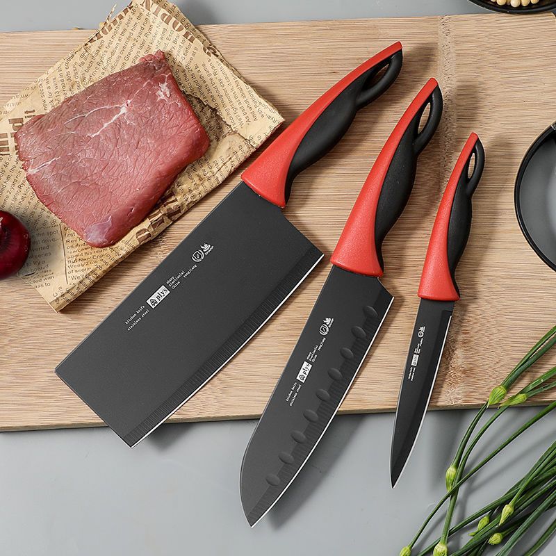 Cutter Lady Cutter portátil súper rápido cuchillo de cocina cocinero afilado cuchillo de cocina de acero inoxidable conjunto de cuchillo de cocina doméstico