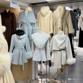 南油秋冬季新款双面羊毛羊绒呢子大衣女中长款外套女品牌女装批发
