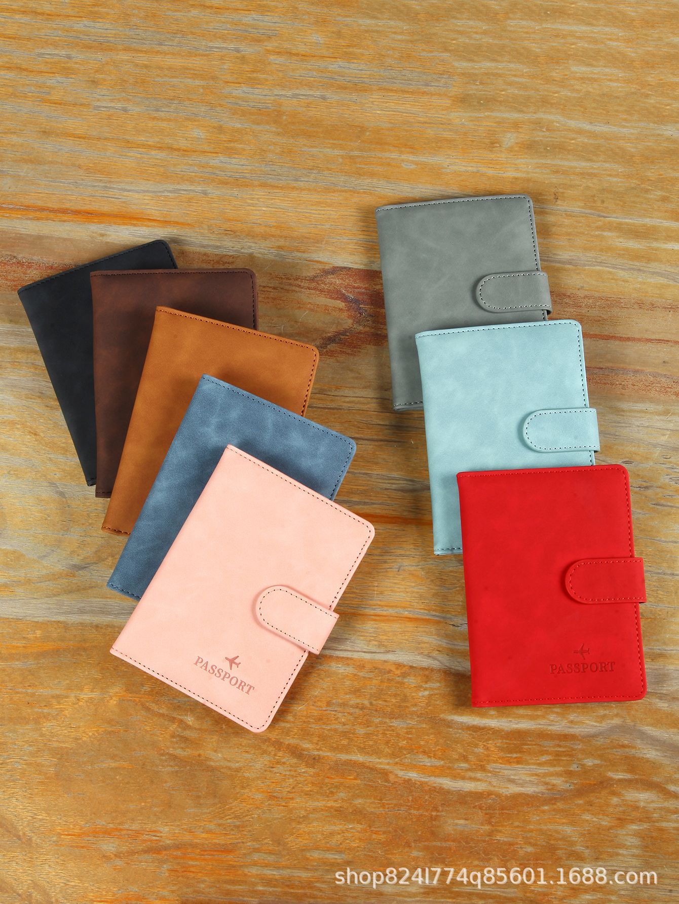 Nueva funda para pasaporte RFID, práctica y multifuncional, con almacenamiento de documentos, material PU, bolsa de viaje para pasaporte.