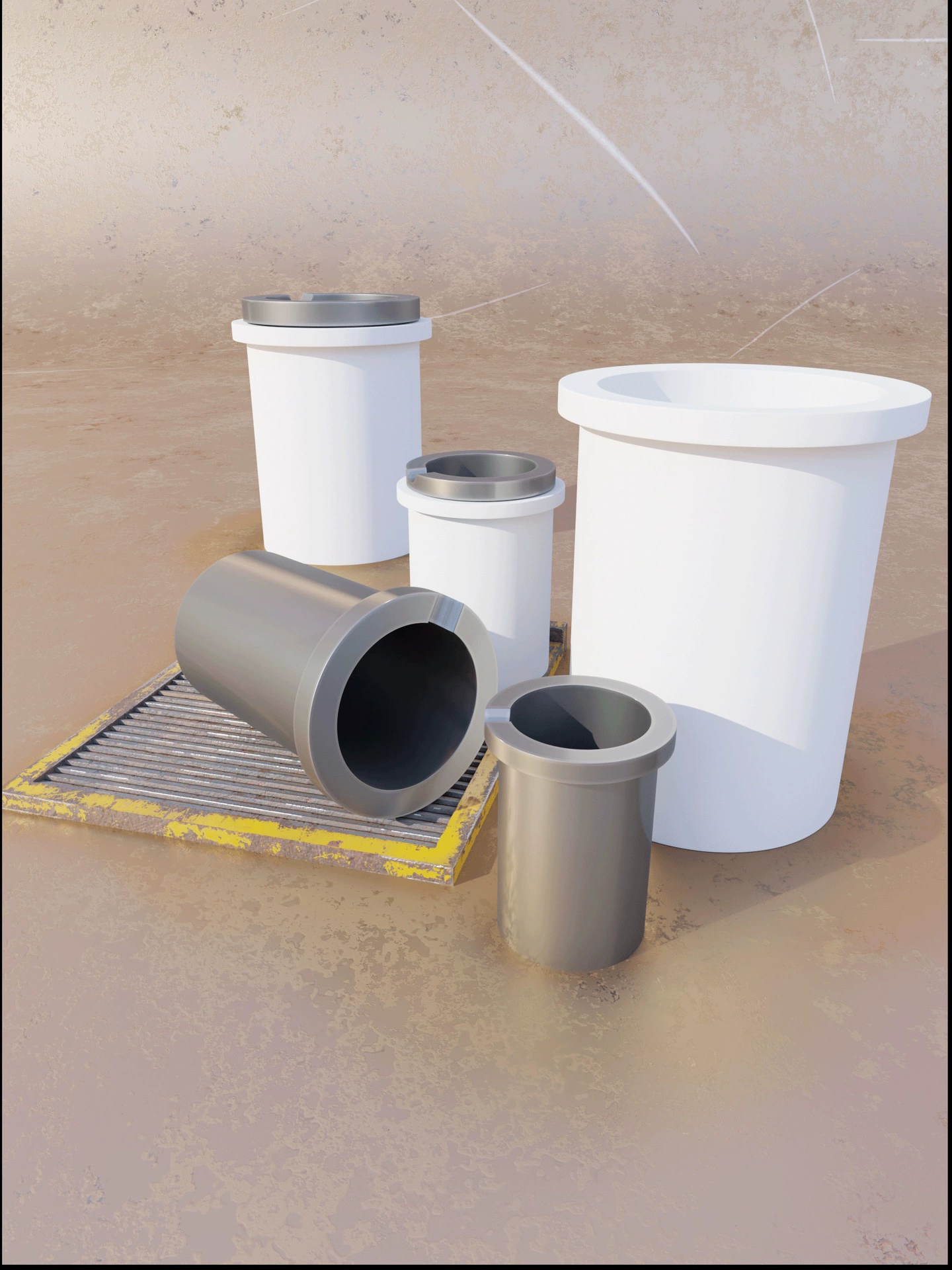 Высокотемпературная стойкость из золота и серебра литья с одним кольцом для ювелирных изделий выплавки высокого чистого серебра слиток для кристалла графит тигель кварц тигель