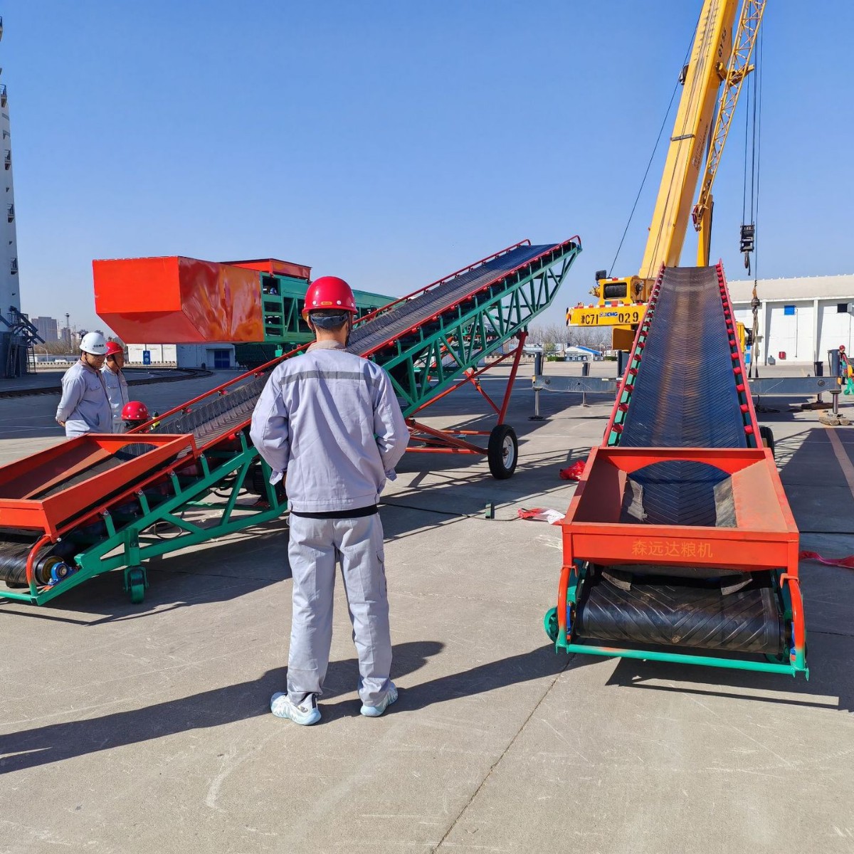 散包两用胶带输送机粮食进出仓皮带机货物装车卸货传送带装卸货