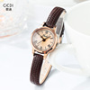 Light and thin small retro quartz swiss watch, simple and elegant design