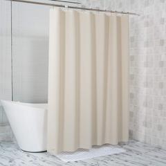 Manufacturer wholesale solid color peva shower curtain waterproof thickened bathroom bathroom tent no punching and free hook