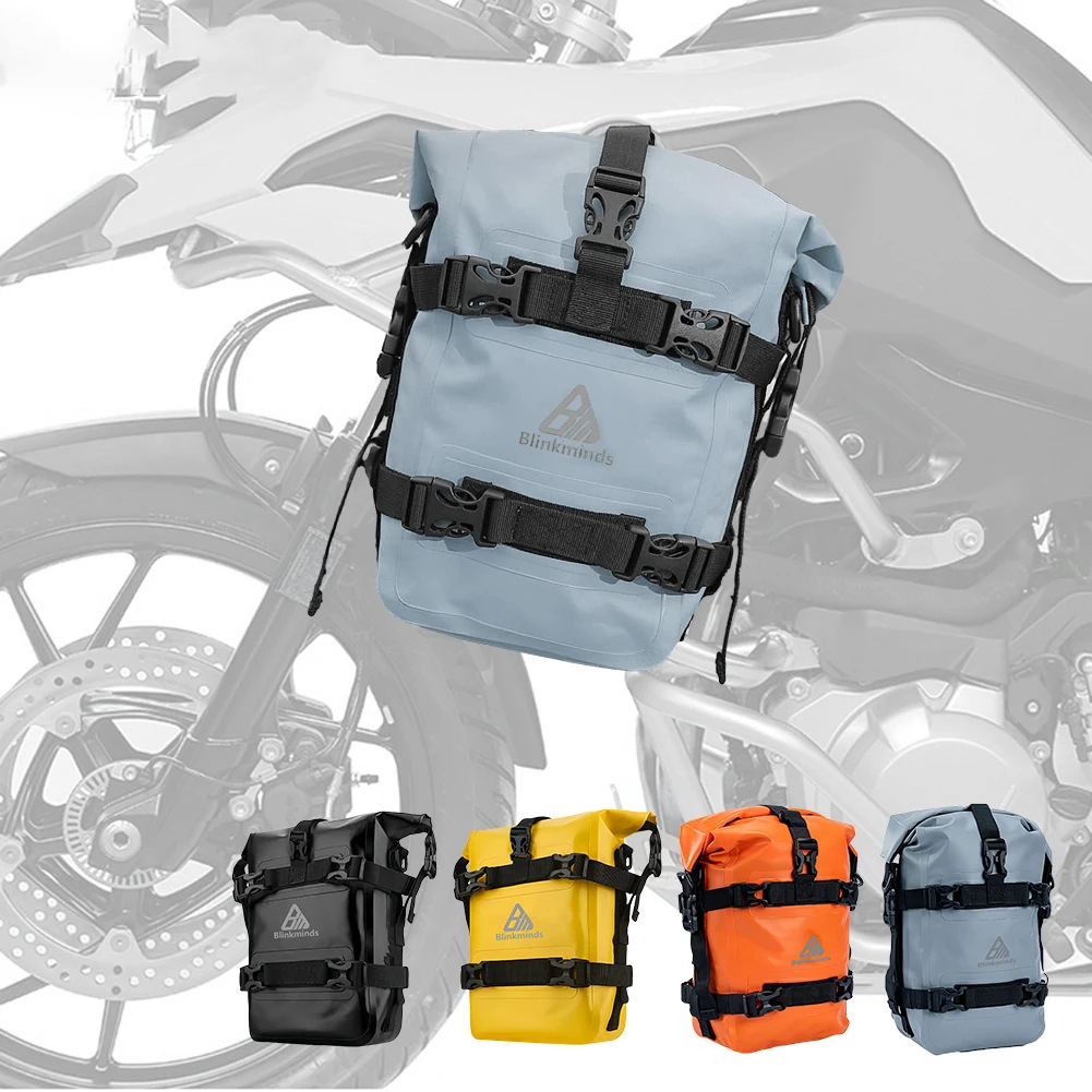 Motorcycle Waterproof Bars Bag Motorcycle Modified Bars Side Bag Quick-release Waterproof Bag Multi-function Large Capacity Car Bag