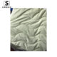 Ultrasonic fabric 400T spring sub-spinning cotton pressing wireless quilting quilting embroidery cotton 100g quilting cotton waterproof cotton-padded jacket fabric